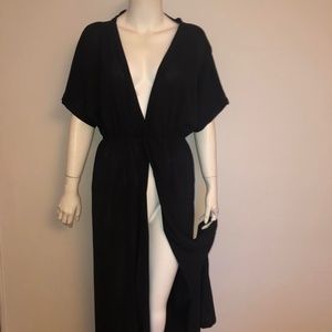 Black Beach Cover -Up